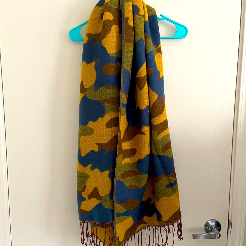Camo Print Scarf